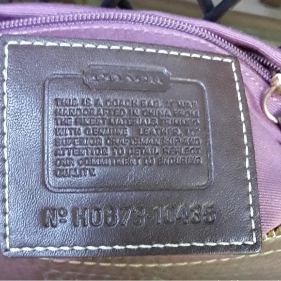 Coach Multicolor Patchwork Crossbody Bag - Picture 4 of 4